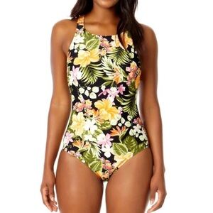 HURLEY Waikiki Wonder One Piece Bathing Suit size Small